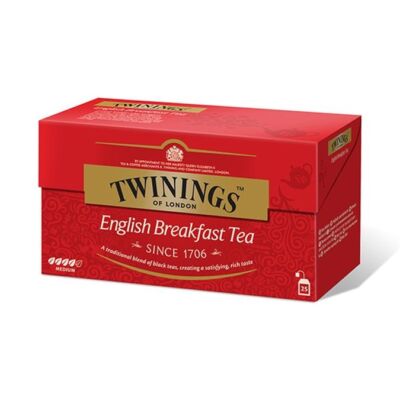 Fekete tea TWININGS English Breakfast 25x2gr