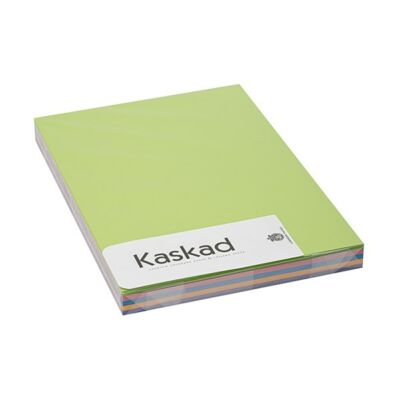 Dekorációs karton KASKAD A/4 160 gr intenzív vegyes színek 5x25 ív/csomag