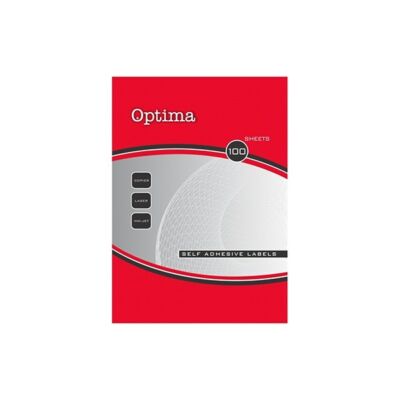 Etikett OPTIMA 32121 25,4x10mm 18900 címke/doboz 100 ív/doboz