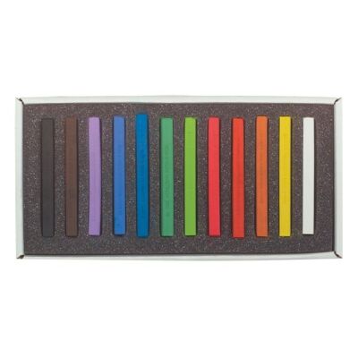 Zsírkréta KOH-I-NOOR GioConda szögletes 12 színű