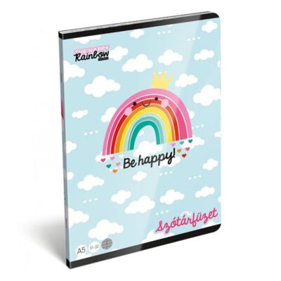 Szótárfüzet LIZZY CARD A/5 40 lapos Happy Rainbow